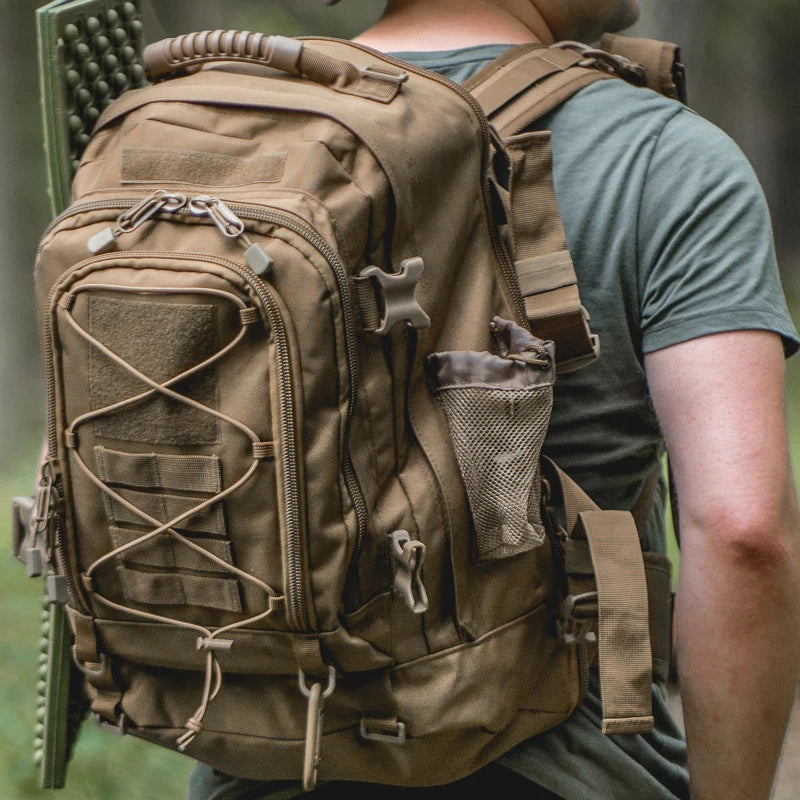 65L Tactical Backpack Large Capacity Rucksack Camping