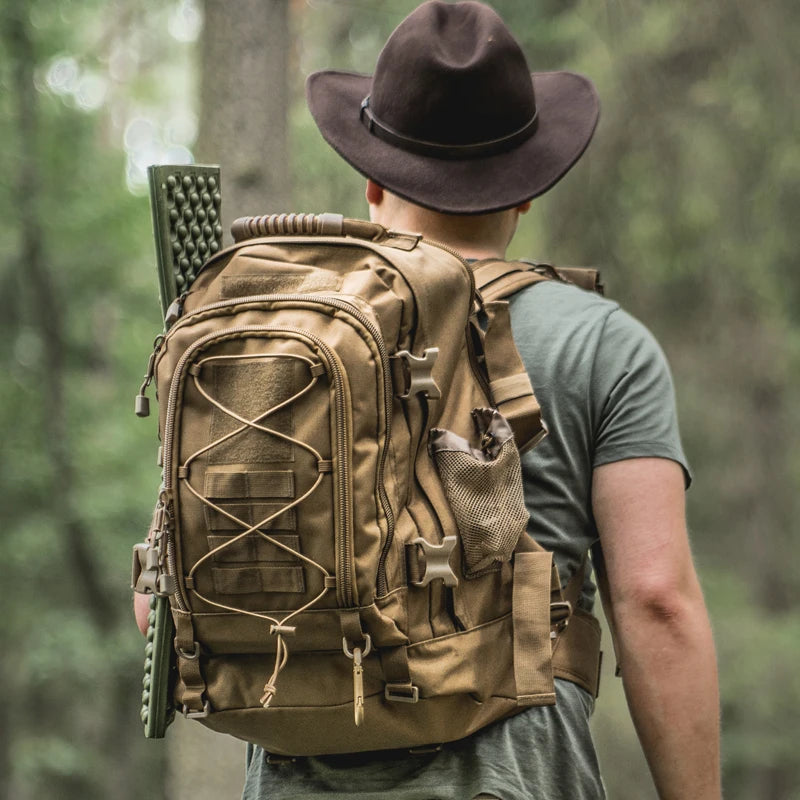 65L Tactical Backpack Large Capacity Rucksack Camping