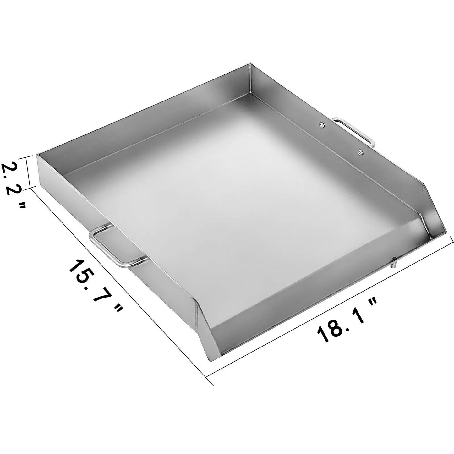 VEVOR Stainless Steel Griddle Frying Pan For Outdoors