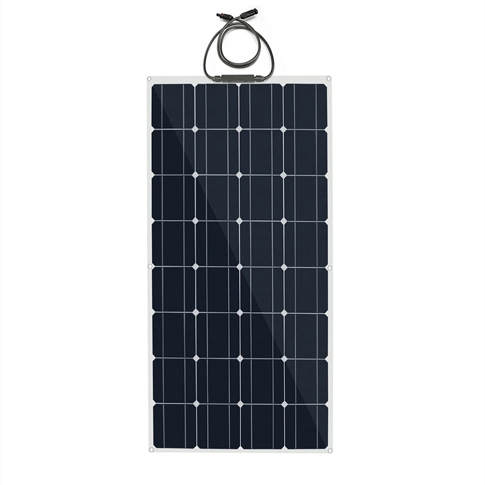 Solar Panel Kit With Flexible 100W 24V Battery Charger