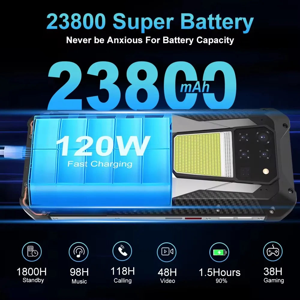8849 Tank 3 Dimensity 8200 5G Rugged Smartphone 32GB 512GB