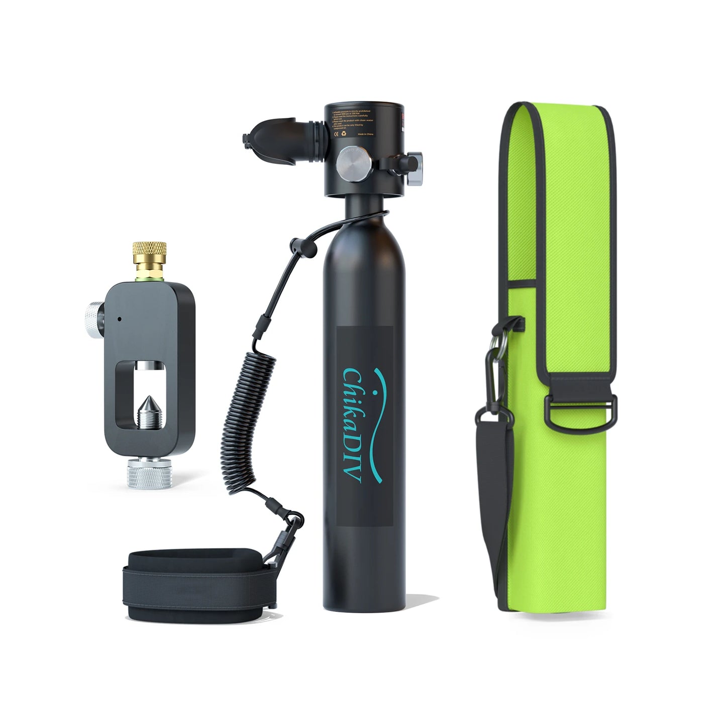 Chikadiv 0.5 Liter 3000 Psi Constant Pressure Scuba Tank