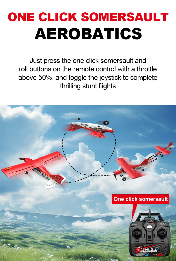 Qidi560 RC Plane M7 Off Road 4CH Remote Control Airplane