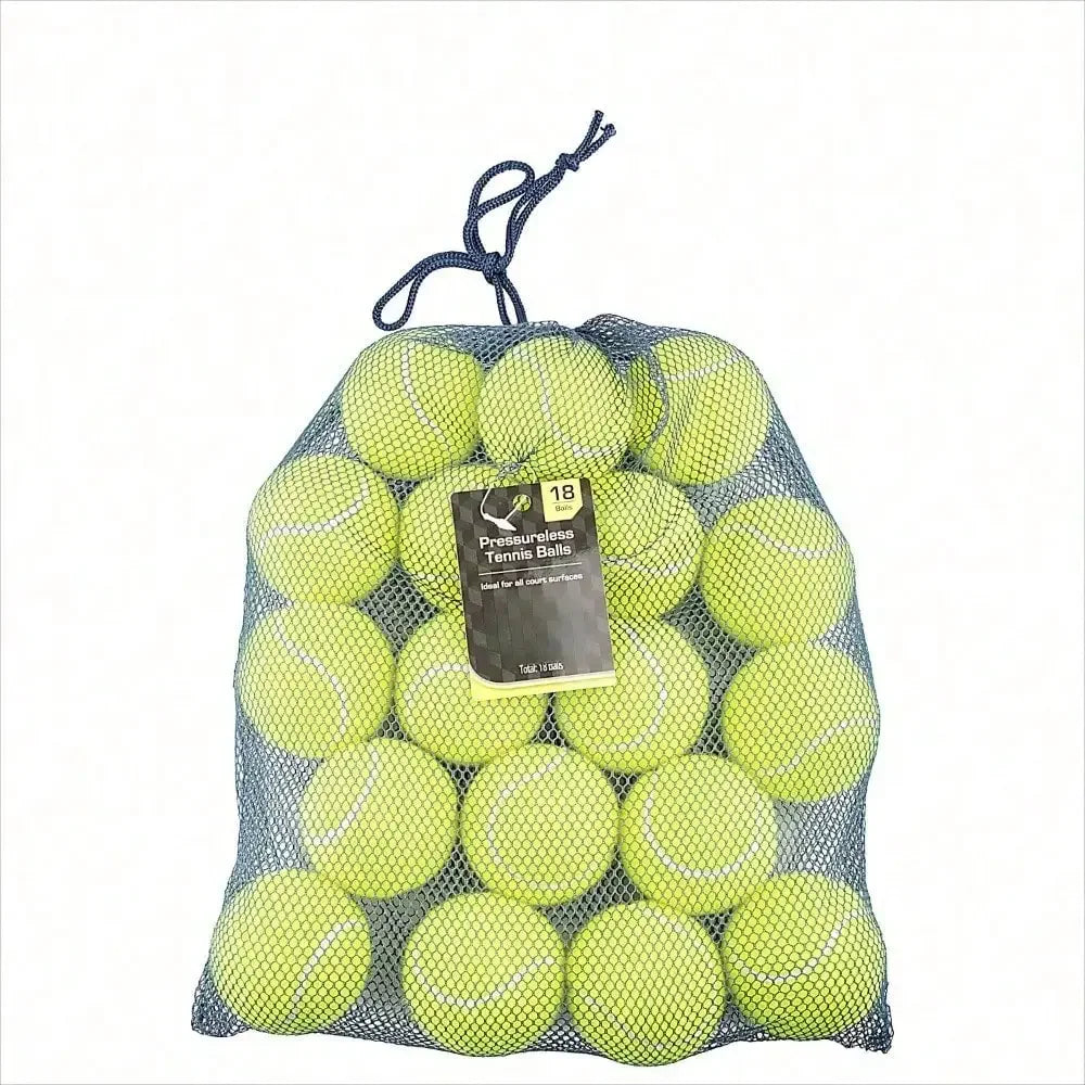 No-pressure tennis (18 balls)