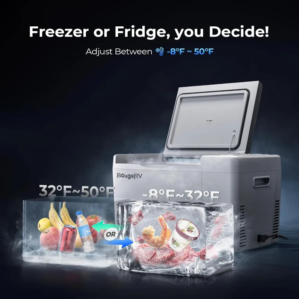 12 volt car refrigerator 23 litre portable freezer compressor cooler Camping road trip