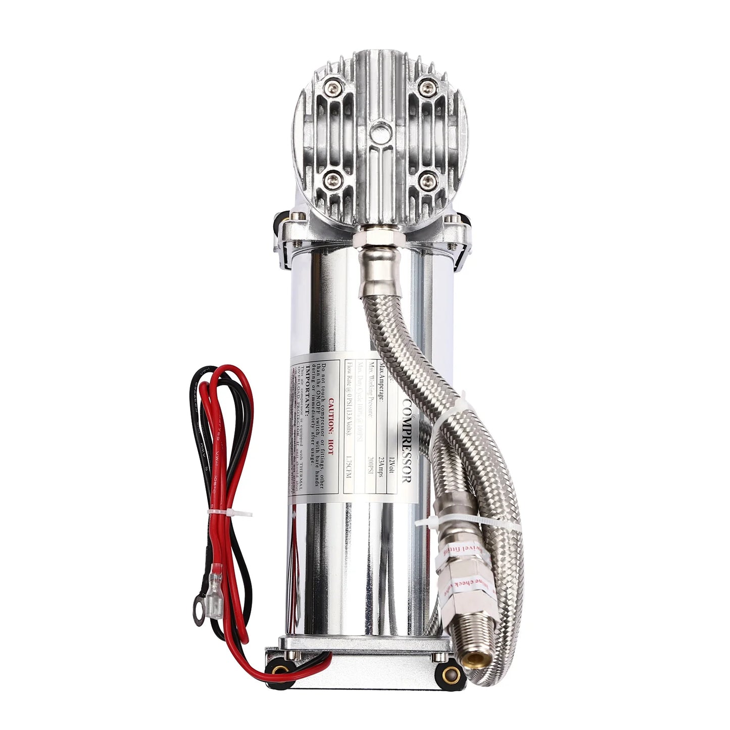 200-300 W Air Suspension Compressor, 50 L/Min 200 Psi Air Compressor Kit, 12 V 23 A High-Performance Compressor