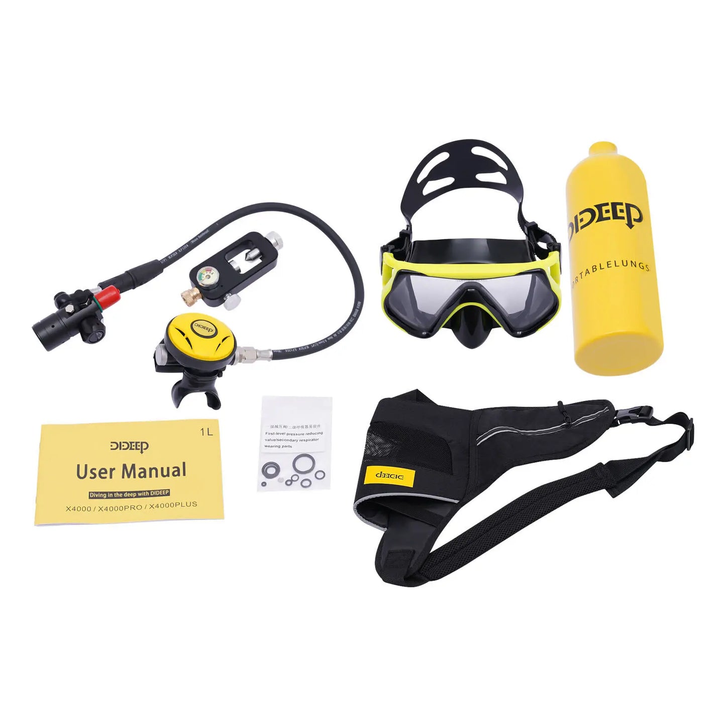 Reusable Mini Scuba Tank For 15 To 20 Minutes Underwater