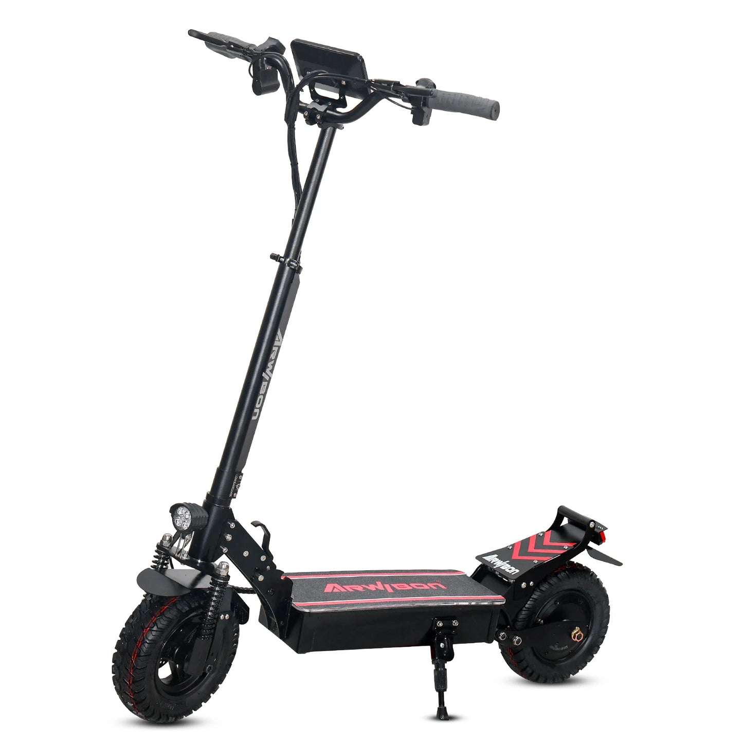 Arwibon Q30 2500W Adult Electric Scooter Single Motor Max Speed 50-60km/h, 48V16AH, 11 Inch Off Road Tire Sports Folding Electri