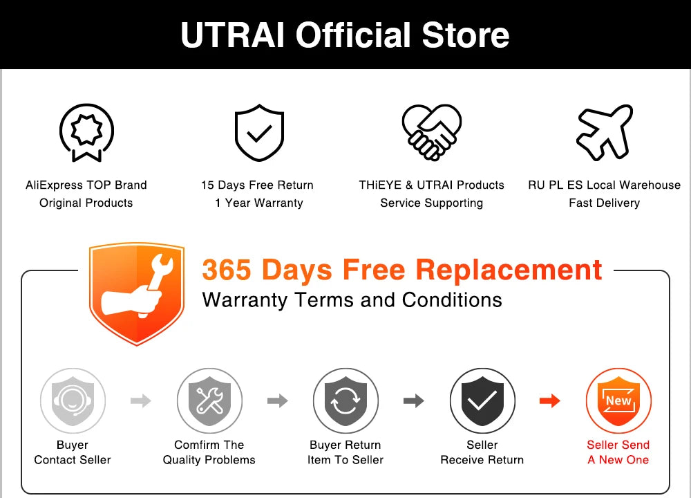 UTRAI Power Bank 2000A Jump Starter Portable Charger Car Booster 12V Auto Starting Device Emergency Car Battery Starter