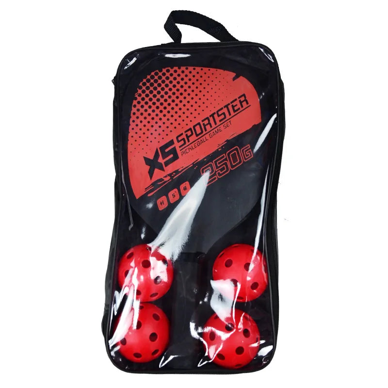 Pickleball Paddle, Outdoor Training Sports, Children's And Adult Board Pick Tennis Racket Set, Ultra Light Sports Accessories