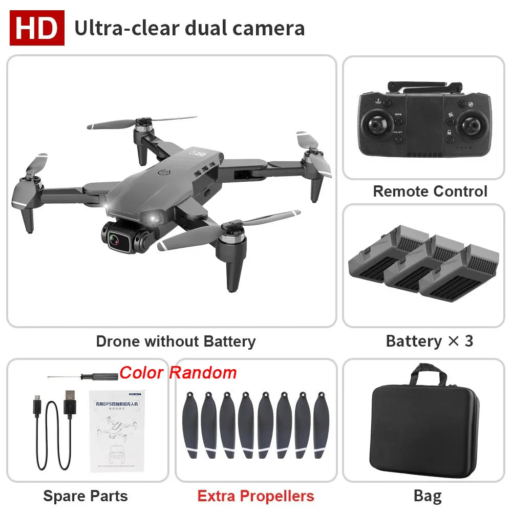 Drone L900 4K GPS Dual Camera Brushless Foldable Quadcopter