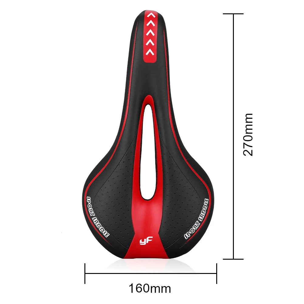 YAFEE Soft Bicycle Seat Saddle MTB Hollow Saddle Road Mountain Bike Seat Cushion