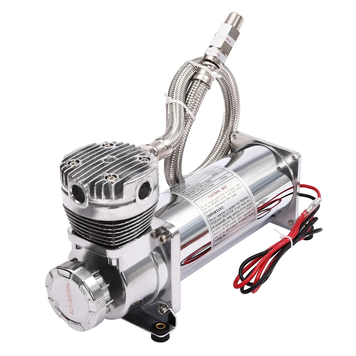 200-300 W Air Suspension Compressor, 50 L/Min 200 Psi Air Compressor Kit, 12 V 23 A High-Performance Compressor