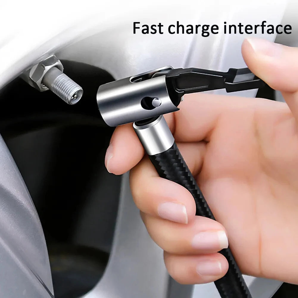 12v150psi Heavy Duty Deluxe Portable Metal Air Compressor Car Tyre Inflator With Digital Pressure Gauge Car Tire Inflatable Pump