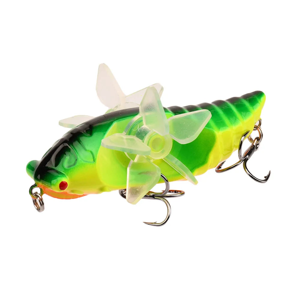 Popper Spin Fishing Lure Floating Hard Bait 14g 7.5g Perch