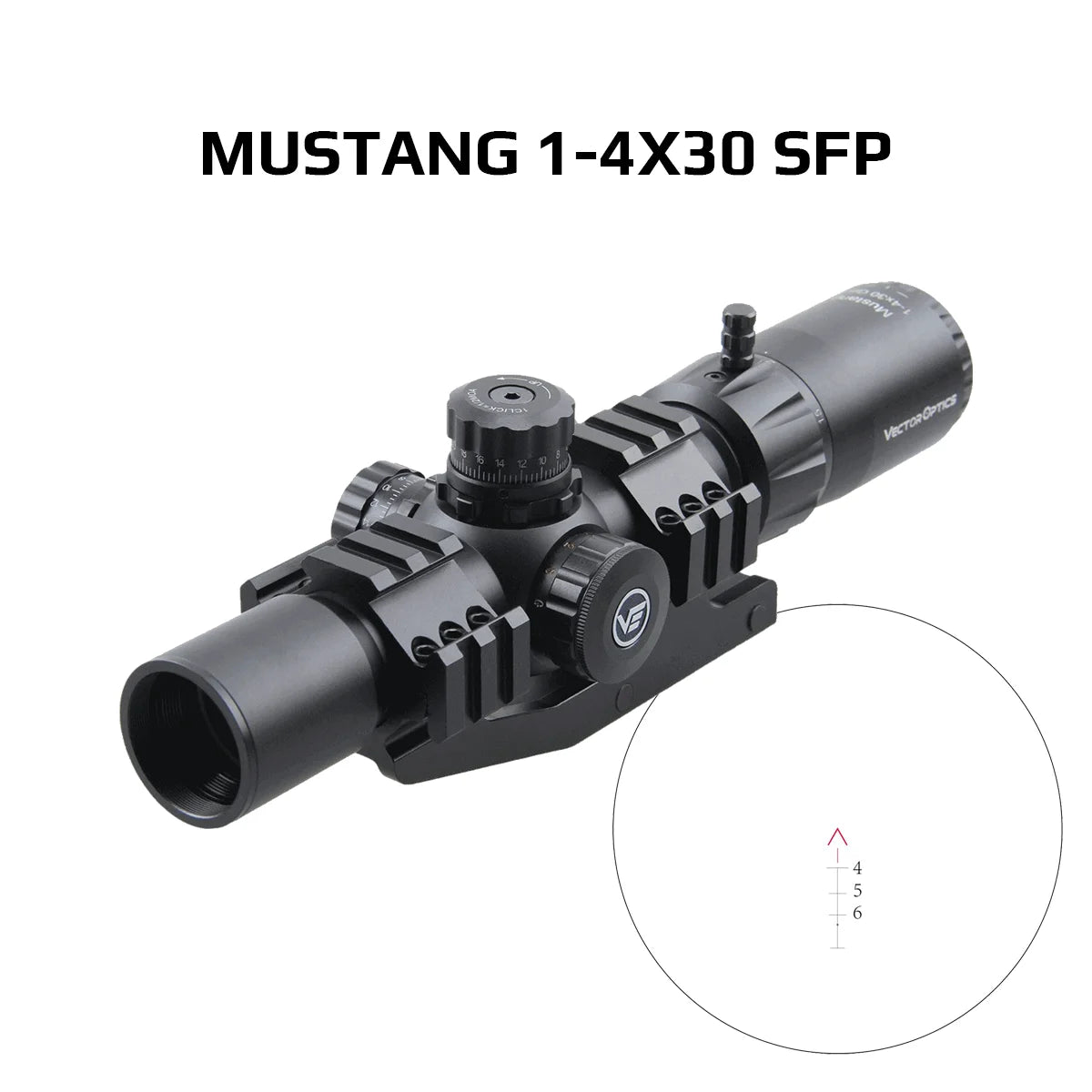 Vector Optics 1-4x24 1-6x24 SFP/FFP LPVO Riflescope For .308 30-06 AR15 Rifles&Airguns Hunting CQB 5 Years Warranty