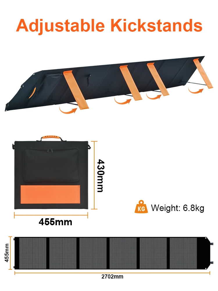 Ctolity 200W Solar Panel Kit Waterproof Generator US EU