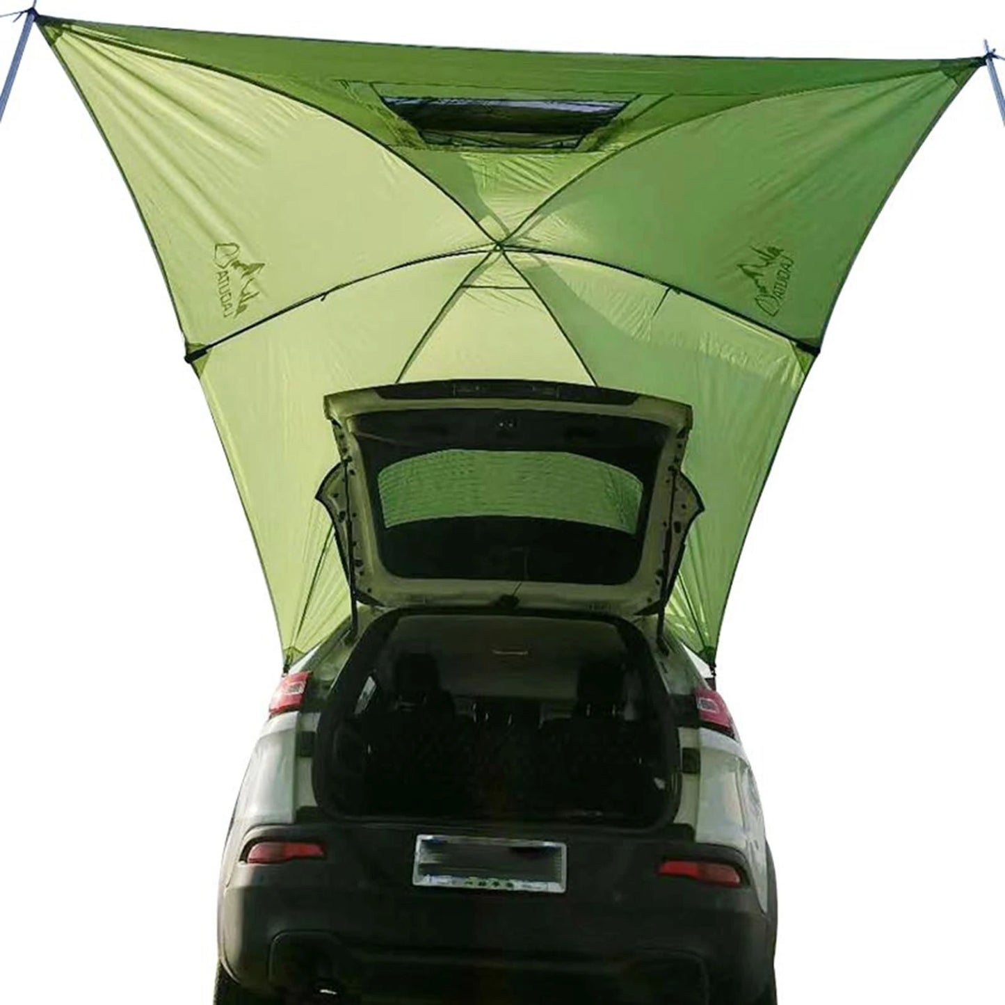 Tailgate Shade Awning Tent with Storage Bag, Waterproof Car Tail Tent for Camping and Picnics