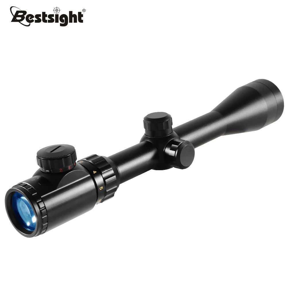 Riflescope 3 9x40 Red Green Illuminated Mil Dot With Mounts