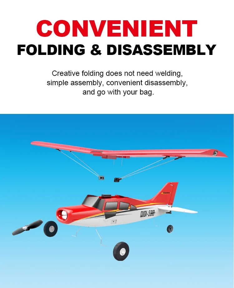 Qidi560 RC Plane M7 Off Road 4CH Remote Control Airplane