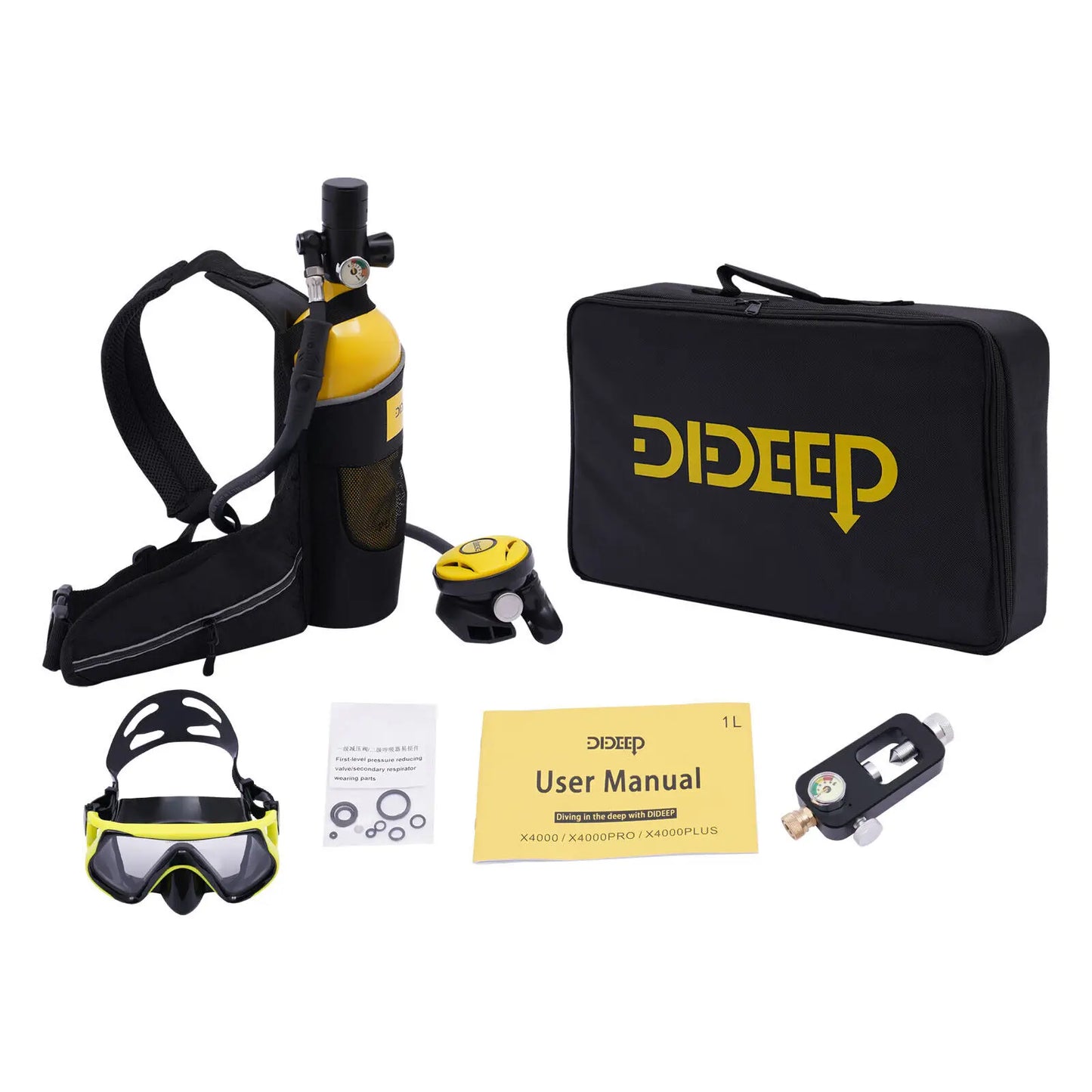 Reusable Mini Scuba Tank For 15 To 20 Minutes Underwater