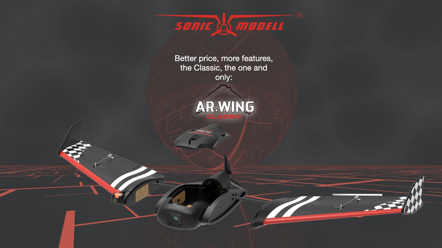 900mm Wingspan Sonicmodell AR Wing FPV Flying Wing Kit