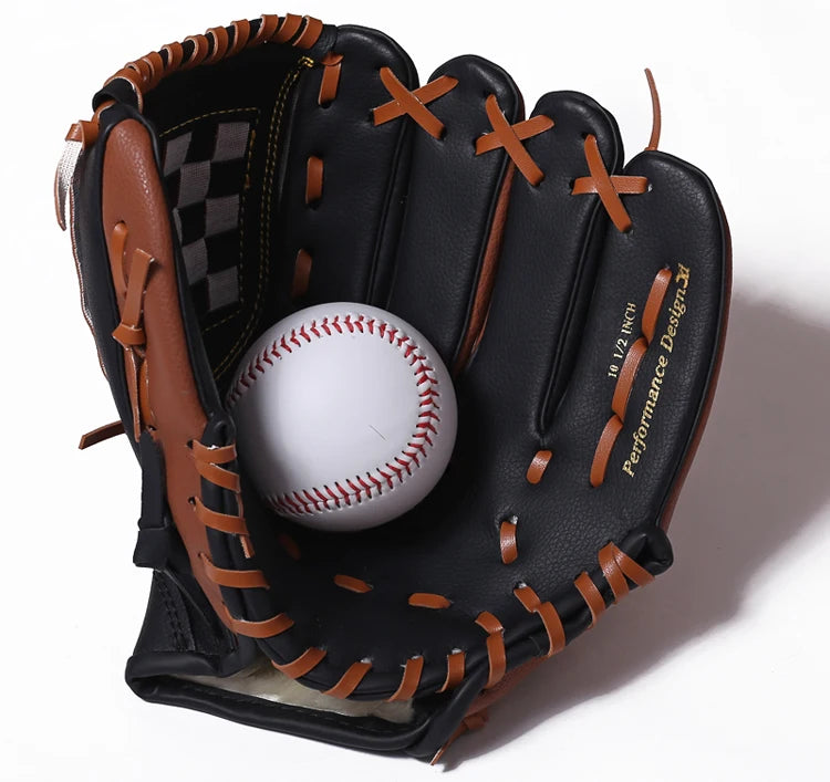 Baseball Softball Gloves for Catching And Throwing Competition Infield Outfield Training for Adults Kids Teens in Sports Fitness