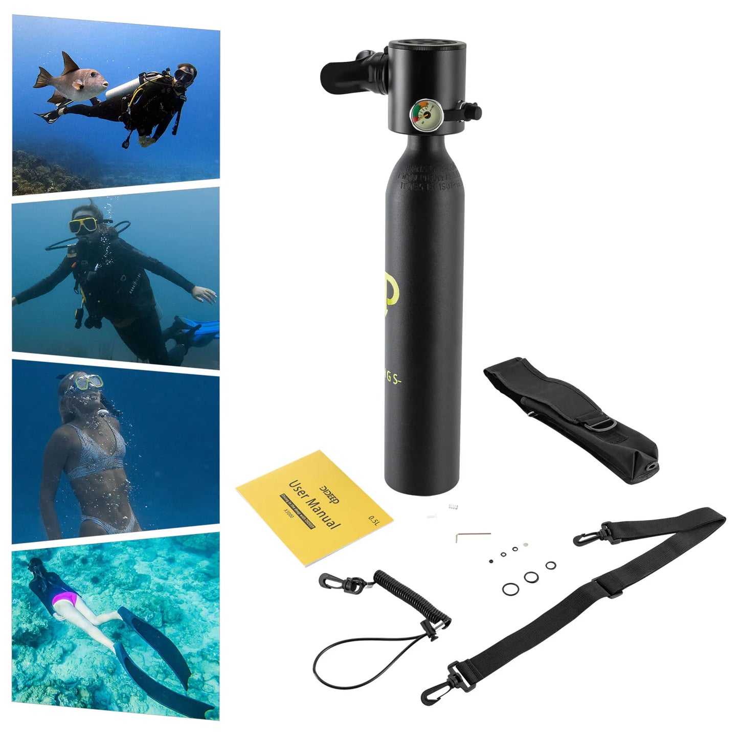 Mini Scuba Tank Diving Equipment Underwater Oxygen Tank
