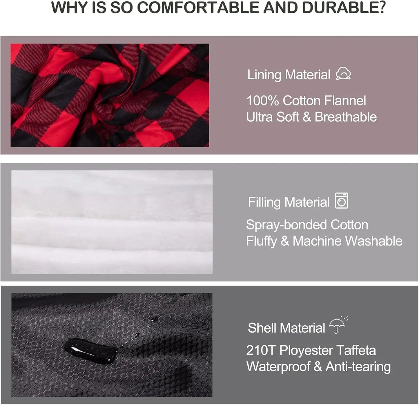 0 Degree Sleeping Bag 100% Cotton Flannel XXL for Adults Big and Tall Cold Weather Winter Zero Degree Camping,Free Compression