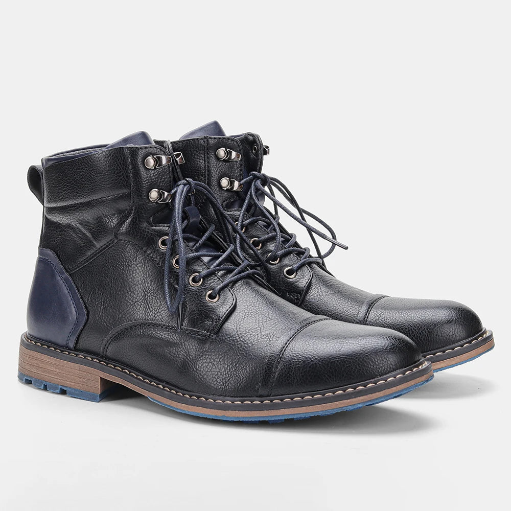 Men Ankle Boots Fashion Brand Comfortable Casual Men Boots