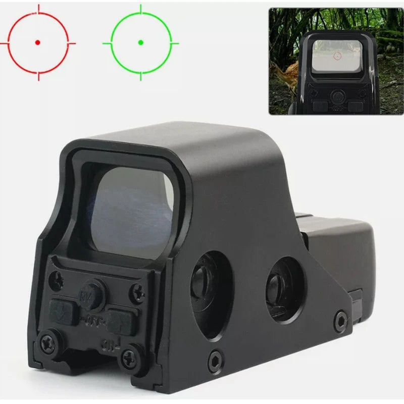 551 Red Dot Sight Holographic Sight Green Dot Sight Tactical Optic Sight for Hunting Rifle Airsoft Shooting with 20mm Rail Mout