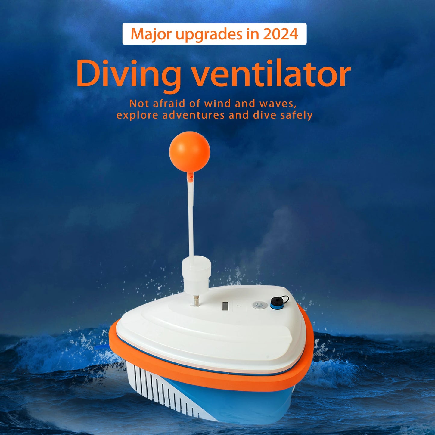 New Upgraded Scuba Diving Ventilator Portable Regulator 15m