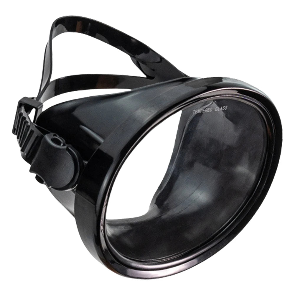 Oval Diving Mask Tempered Glass Anti Fog Freediving