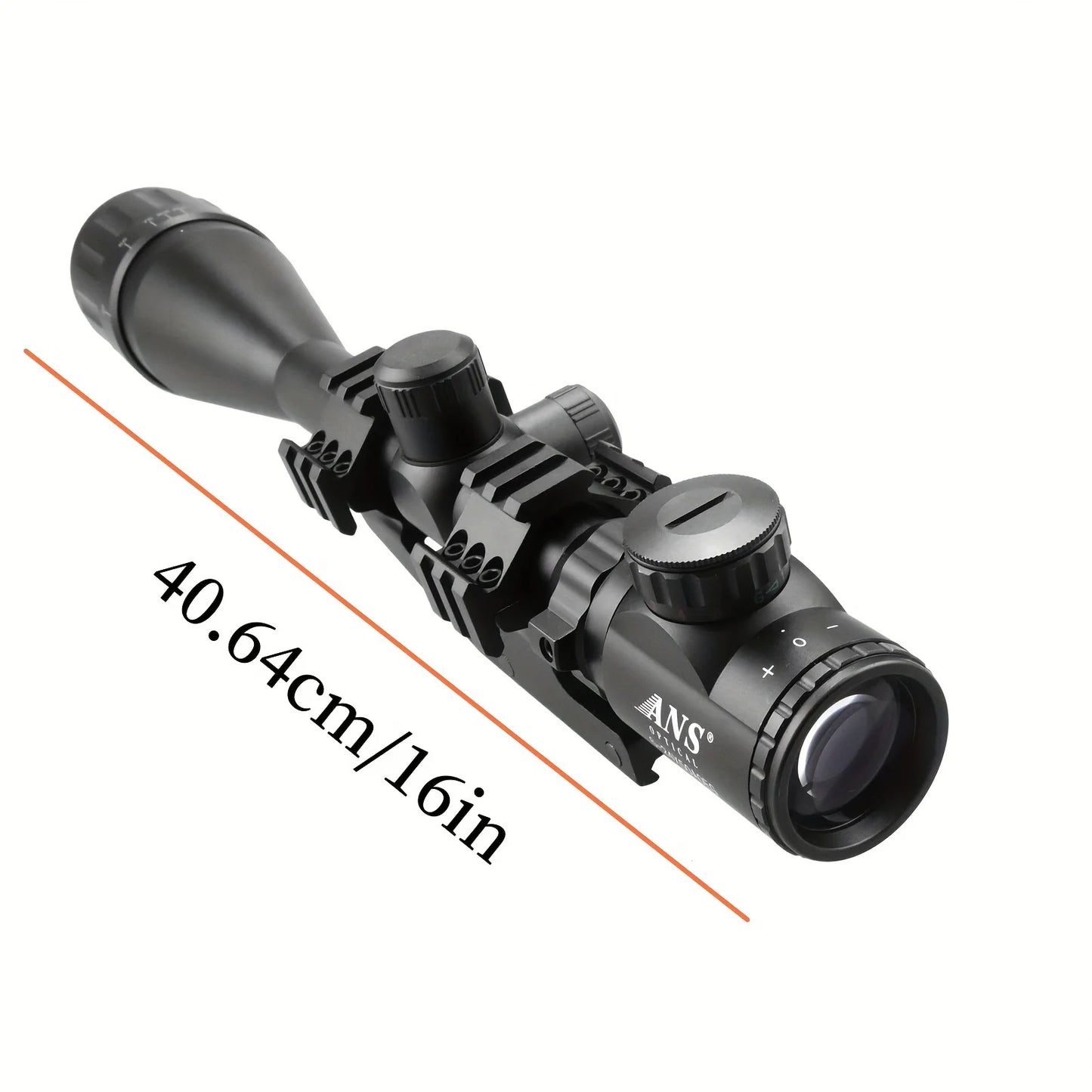 6-24x50 AO EG Illuminated Mil Dot Hunting Rifle Scope W/ PEPR Mount+Sunshade
