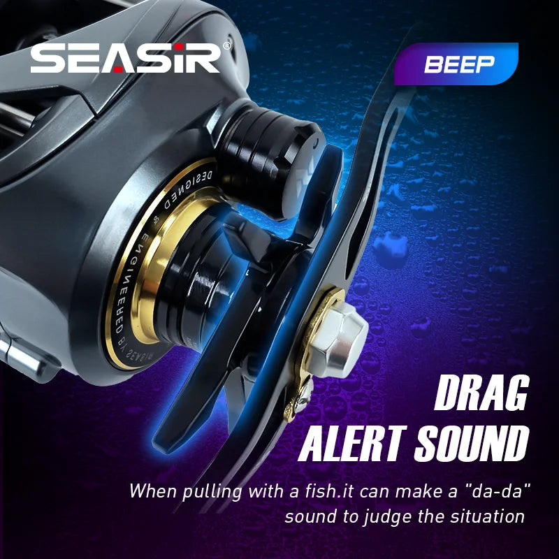 SeaSir Cast X Baitcasting Reel 7 To 1 Gear Ratio Aluminum