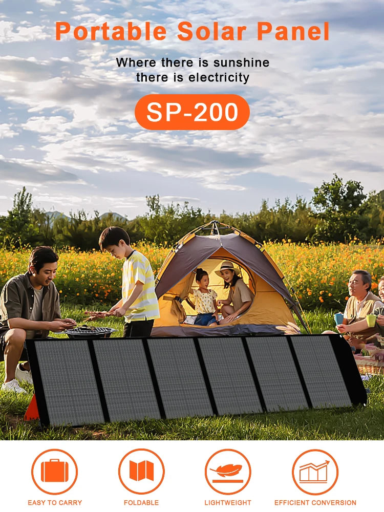 Ctolity 200W Solar Panel Kit Waterproof Generator US EU