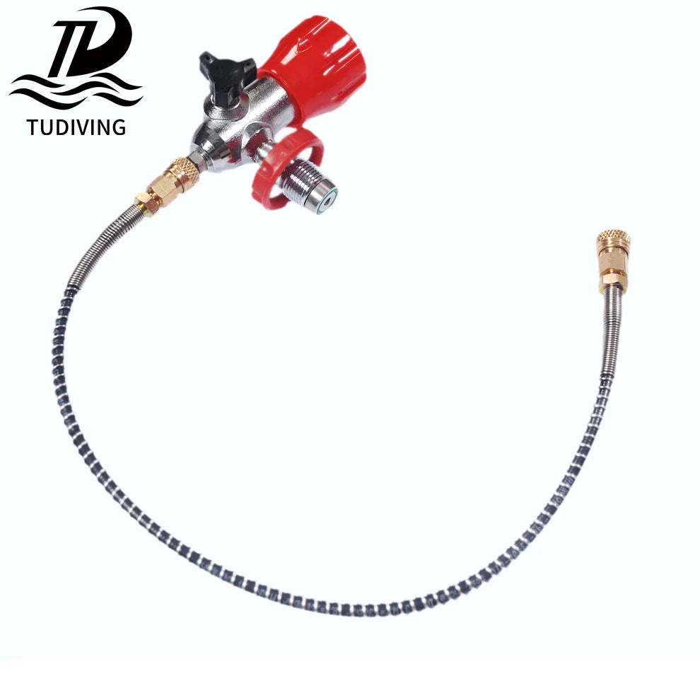 TUDIVING Scuba Diving Valve Adapter Large Small Connection
