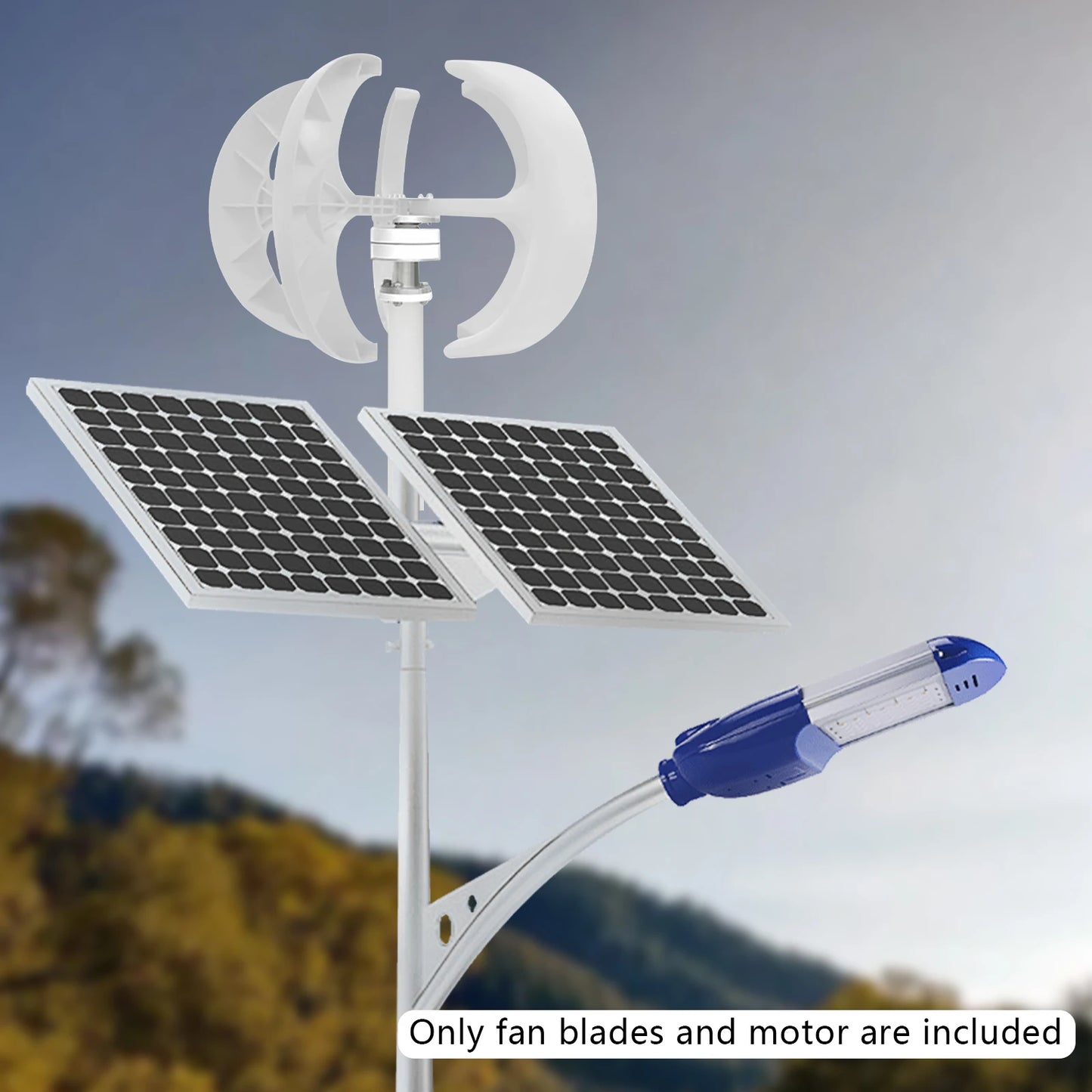 Wind Generator 24V 600W Solar Lantern Wind Turbine 5 Blades