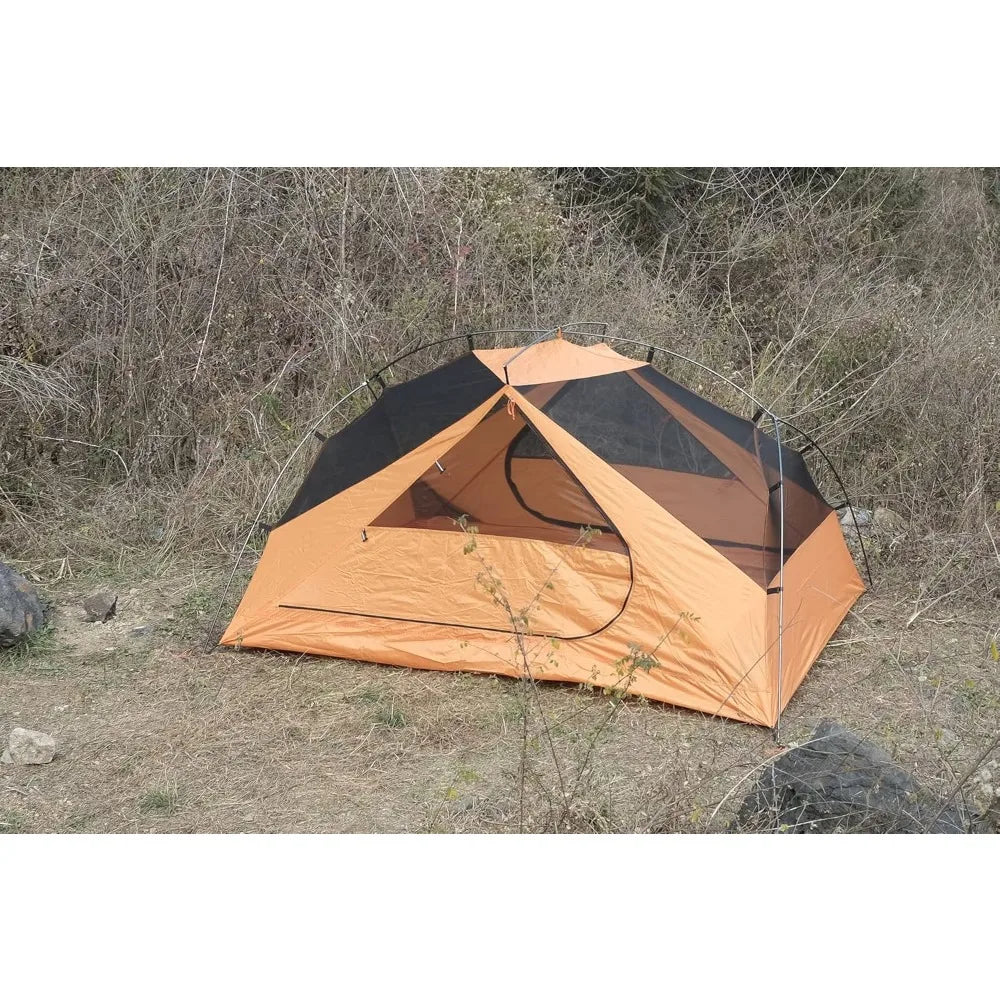 Tent Outdoor Camping, Lightweight Double Backpack Tent, Waterproof Tent Suitable for Adults, Large Outdoor, Hiking Trips