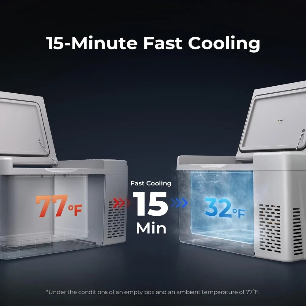 12 volt car refrigerator 23 litre portable freezer compressor cooler Camping road trip