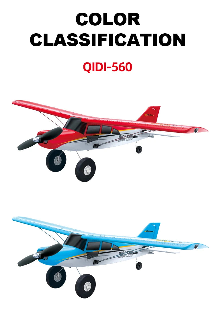 Qidi560 RC Plane M7 Off Road 4CH Remote Control Airplane