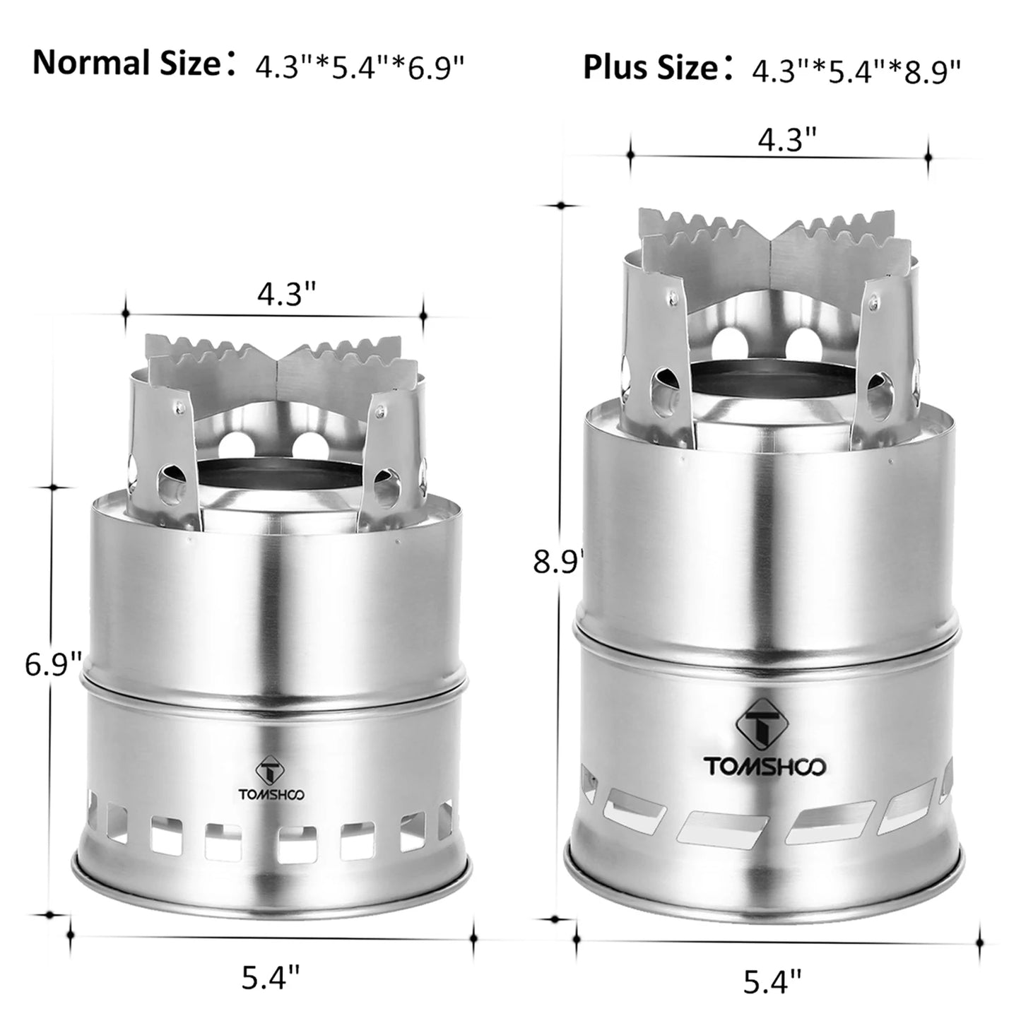 Folding Windproof Wood Burning Stove Compact Stainless Steel Alcohol Stove Outdoor Camping Hiking Backpacking Picnic BBQ
