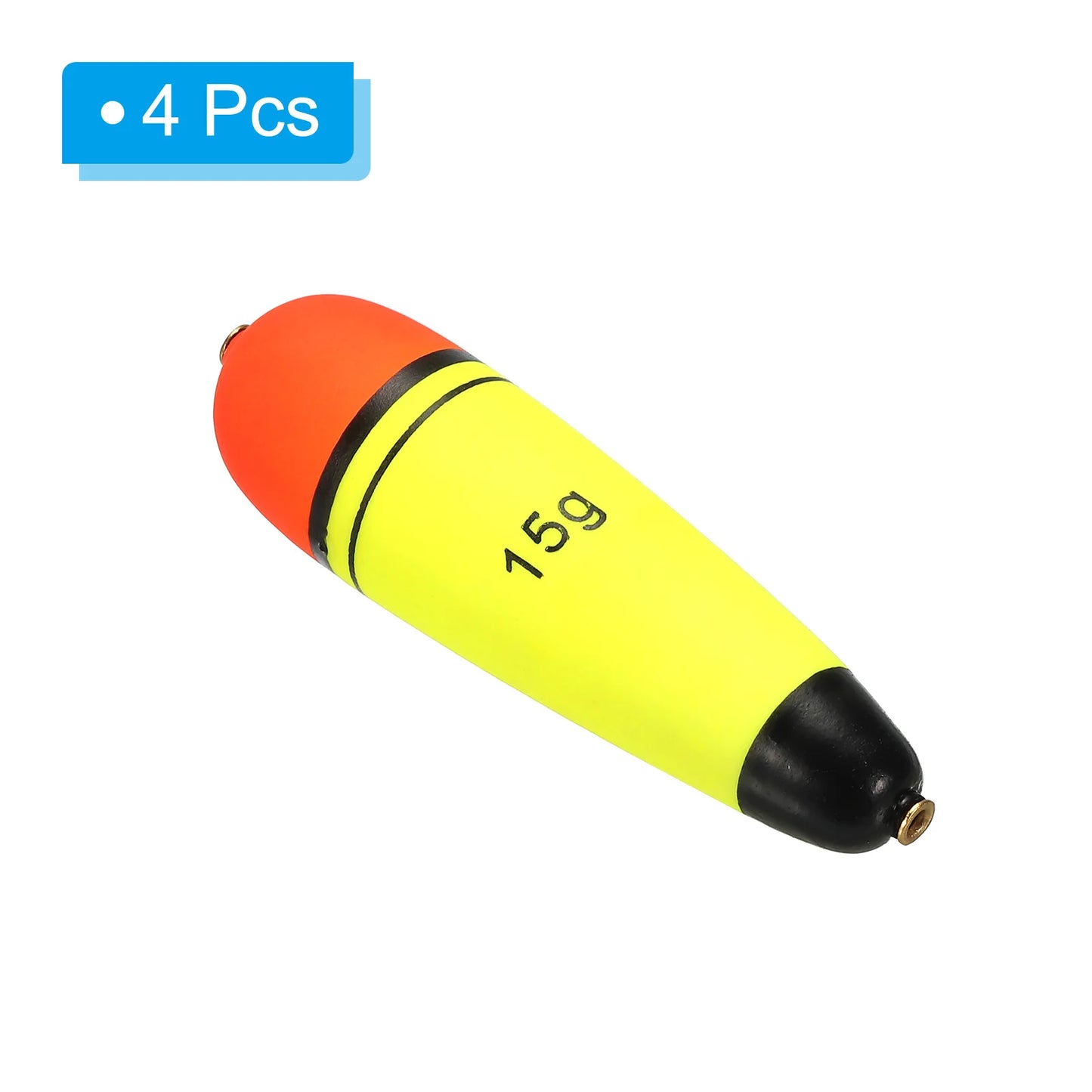 Fishing Slip Bobbers, 4 Pack EVA Fishing Float for Sea Fishing Freshwater, Yellow