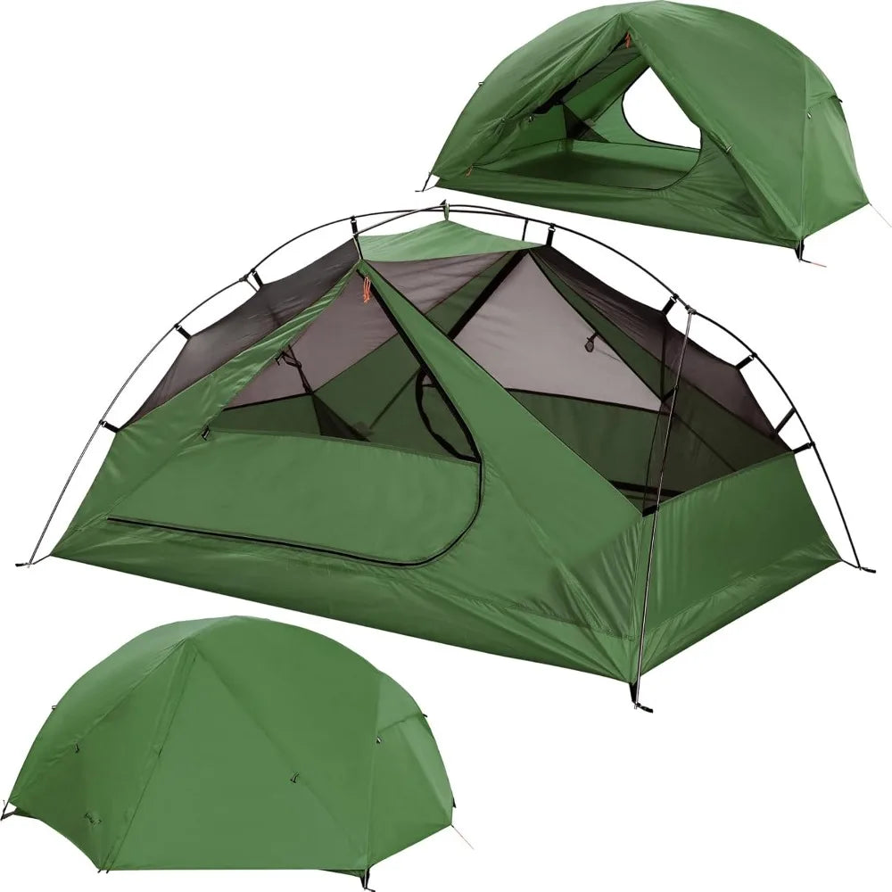 Tent Outdoor Camping, Lightweight Double Backpack Tent, Waterproof Tent Suitable for Adults, Large Outdoor, Hiking Trips