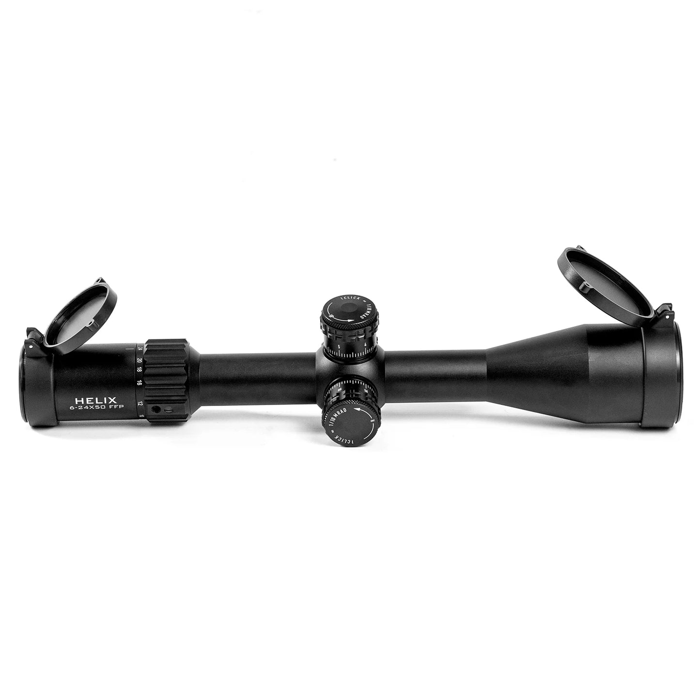 ELEMENT Helix 6-24x50 FFP Riflescope Zerostop 30mm Tube APR-2D MRAD Reticle Optic for Long Range Precision Hunting Shooting