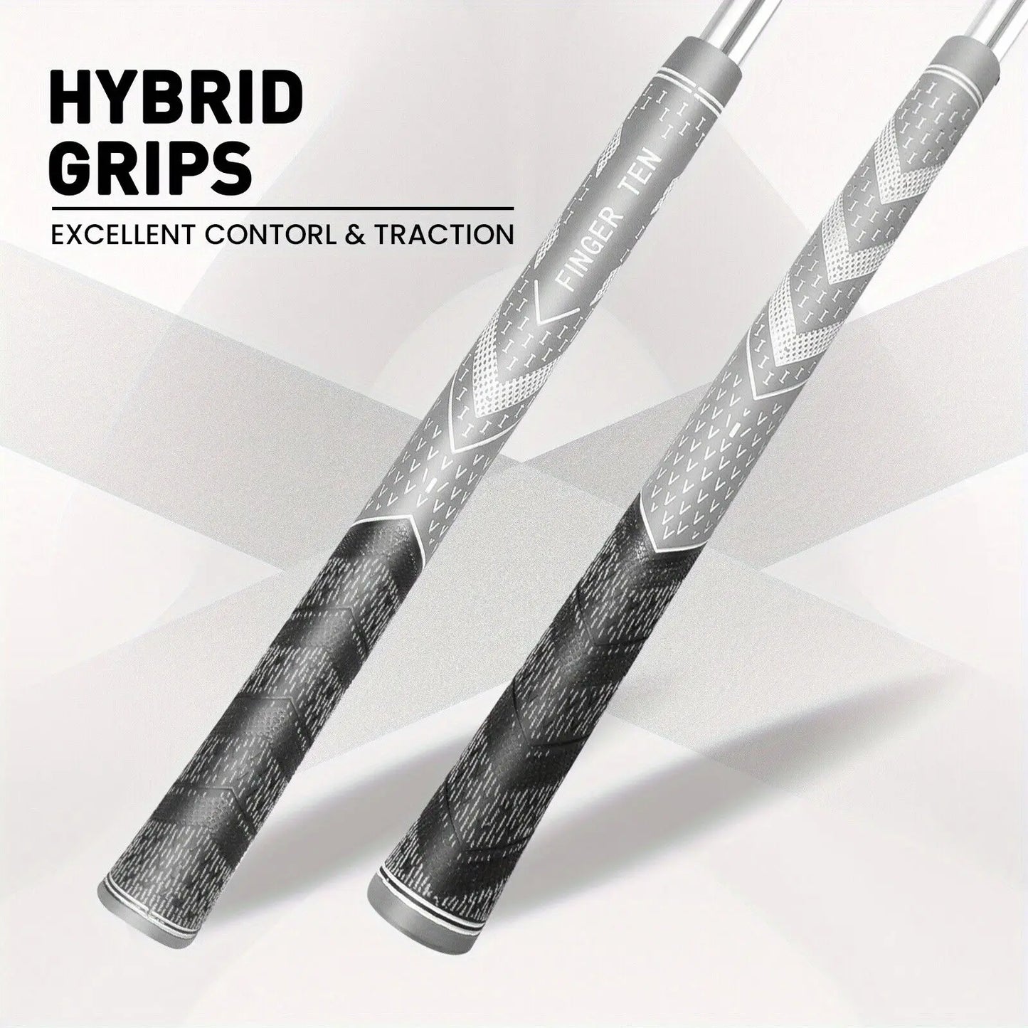 13 Golf Club Standard Grips/Medium Corded Rubber Multi-Purpose Composite Grips Kits