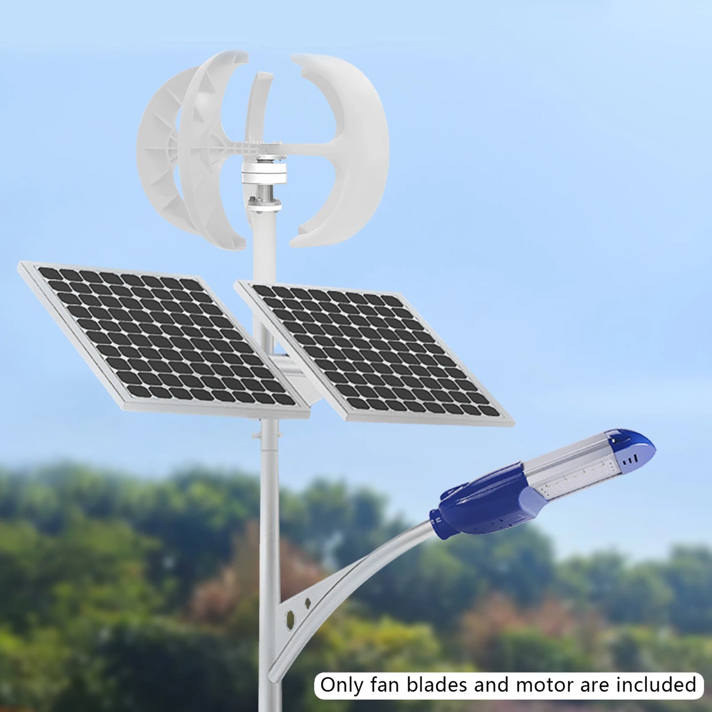 Wind Generator 24V 600W Solar Lantern Wind Turbine 5 Blades