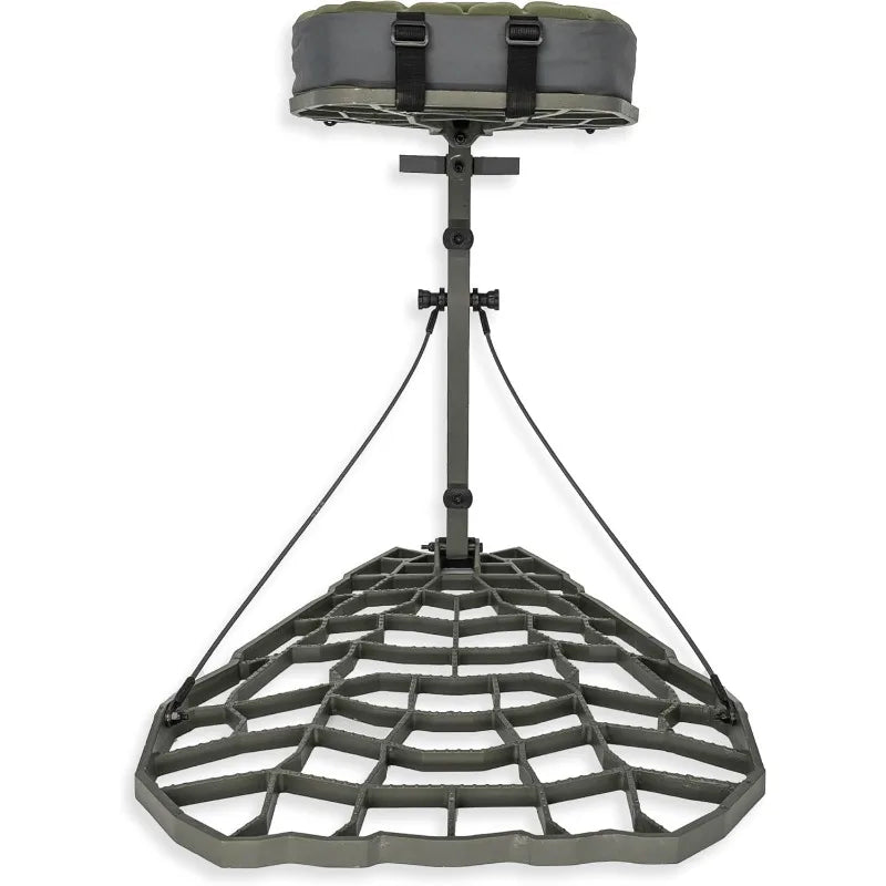 11 Lb Cast Aluminum Hang On Treestand for Deer Hunting Hunting Climbing Hunt Seat Hunting Gear Equipment Accessories