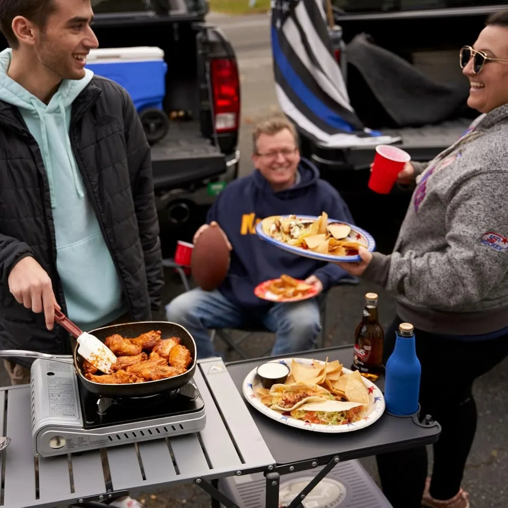 Dual fuel portable stoves, portable camping stoves, dual fuel butane and propane stoves for camping, outdoor cooking