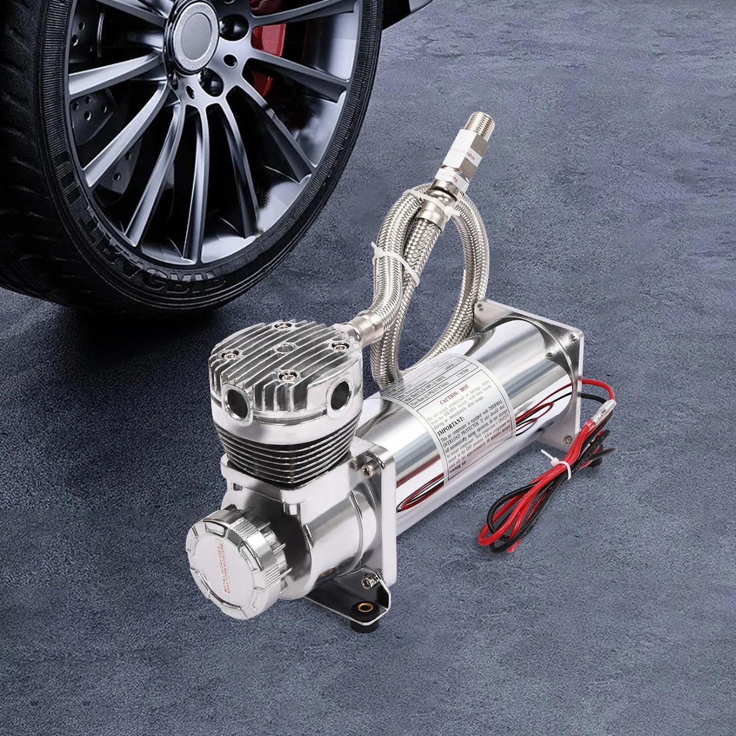 Air Compressor Kit Air Ride Suspension Compressor Heavy Duty Air Compressor
